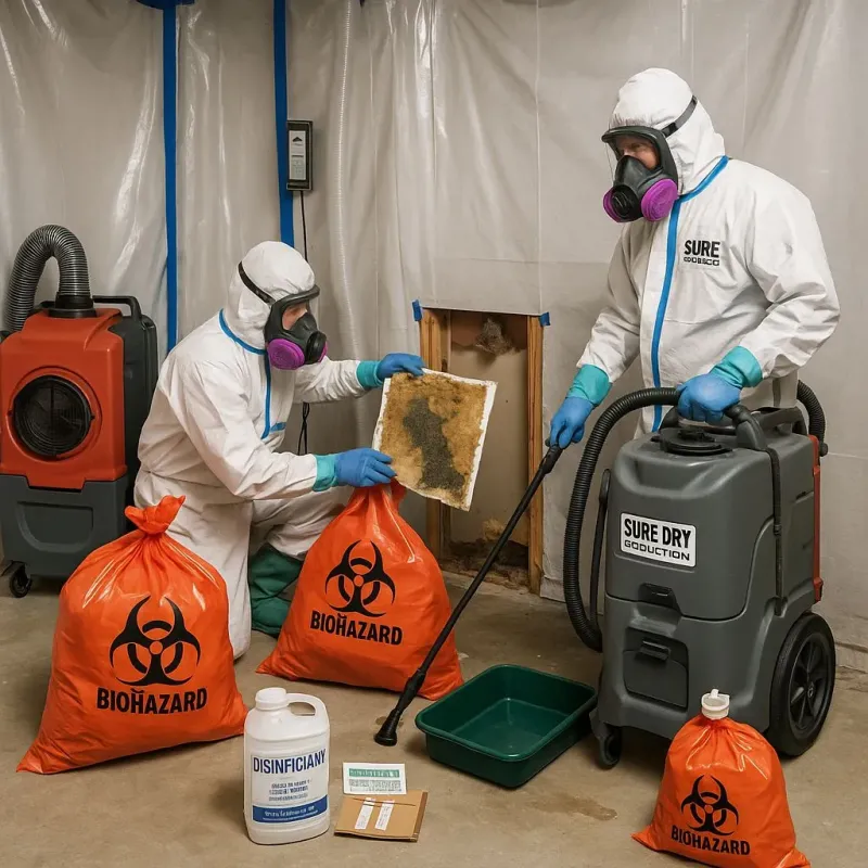 Contaminated Water Handling Protocols process in Cascade, IA