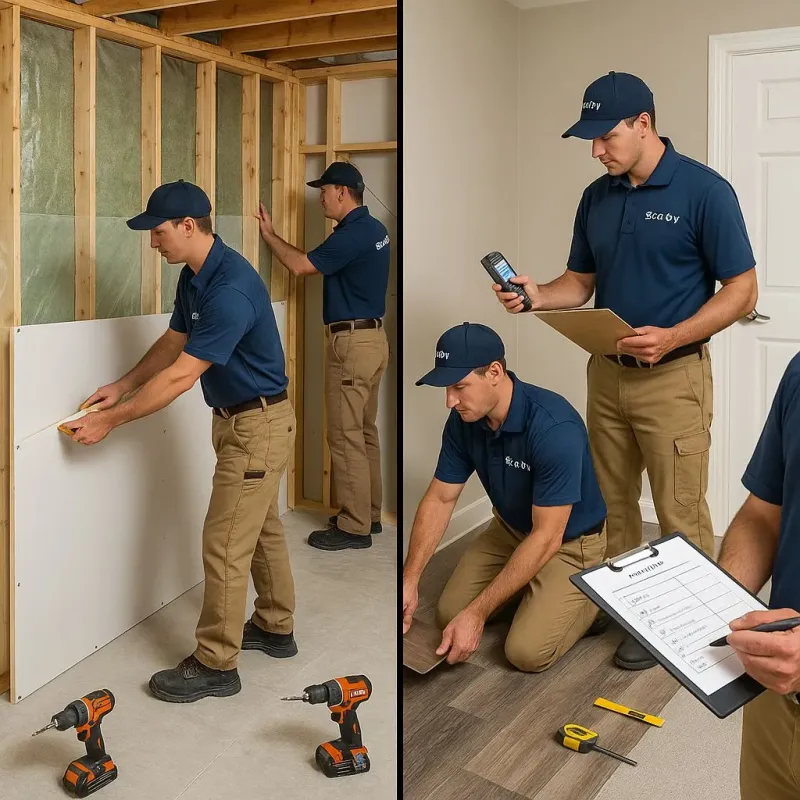 Repairs and Reconstruction process in Cascade, IA